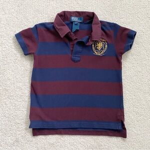 Polo Ralph Lauren Cotton Striped Polo Shirt with Crest
